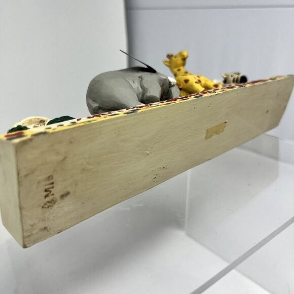 Noah's Ark Wood Figurine Animals Came 2 x 2 Midwest Cannon Falls Decor Nursery - Picture 9 of 9